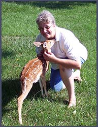 Cindy and fawn